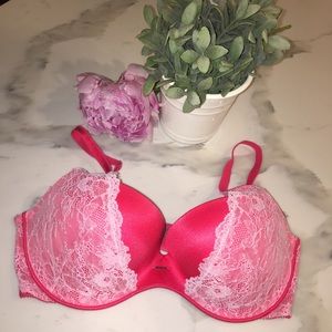 VS Push Up Demi Lace Bra